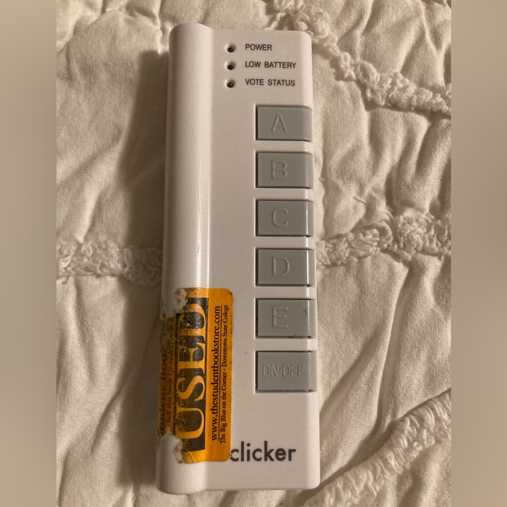 iClicker student response system